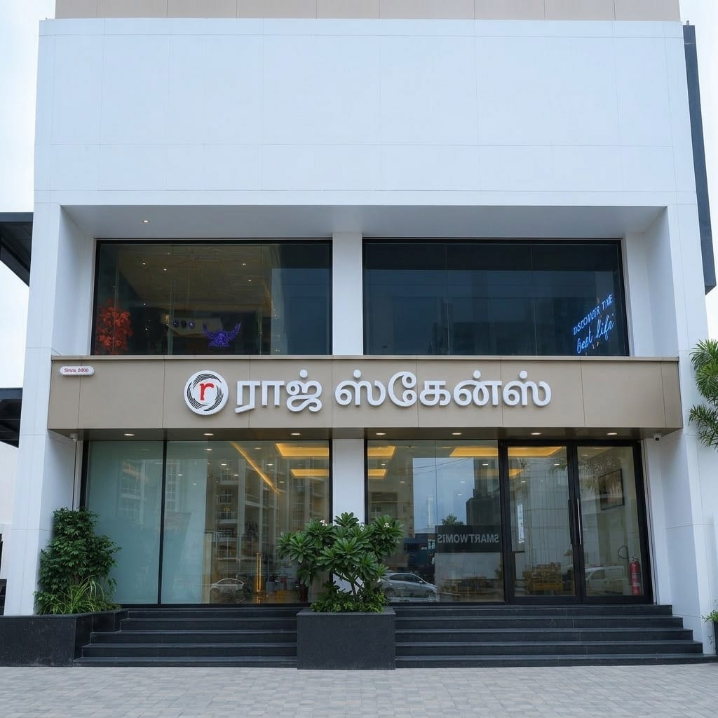 Raj Scans exterior view
