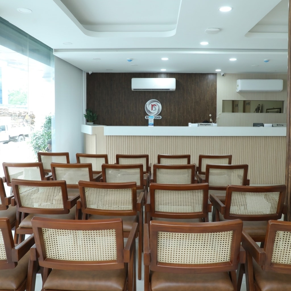 Premium diagnostic centre reception